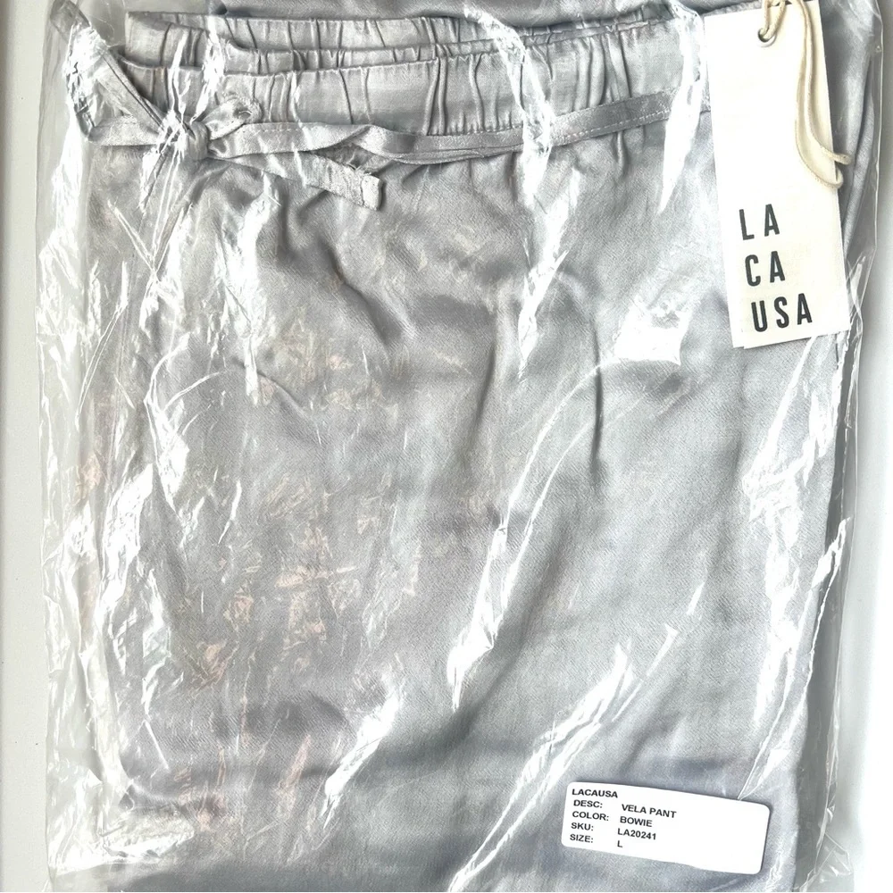 LACAUSA x Anthropologie Vela Pant Bowie in Gray - Picture 3 of 4